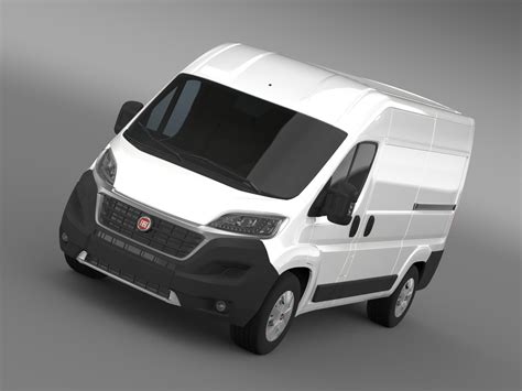 Fiat Ducato Van L2h2 2015 3d Model Flatpyramid