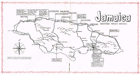 Key To Jamaica Maps 1953 1957