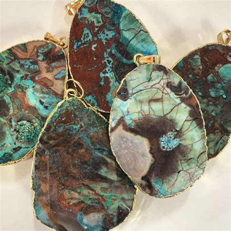 Ocean Jasper Pendants Insects Jewellery Ocean Jasper Pendant Ocean