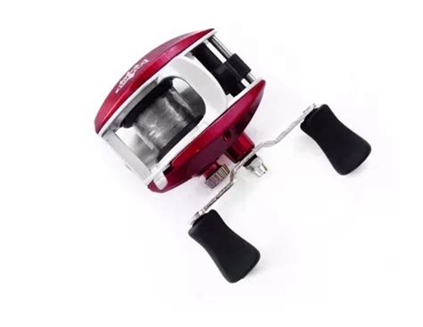 Reel Rotativo Baitcast Cargado Con Nylon Huevito Diestro Envío gratis