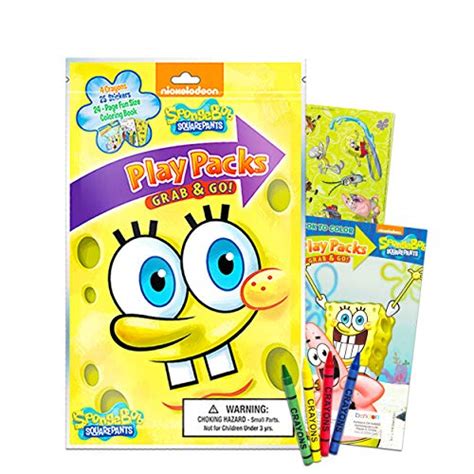 Nickelodeon Spongebob Squarepants Party Favors Pack Bundle Of