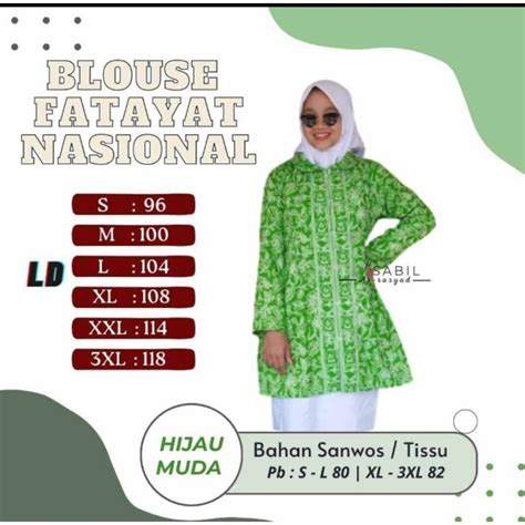 Jual Batik Fatayat Nu Blus Fatayat Nu Atasan Fatayat Nu Seragam Fatayat