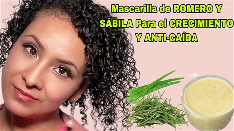 🌿🌵mascarilla Capilar De Romero Y SÁbila Para Detener La CaÍda Y