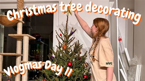 Decorate My Christmas Tree With Me Vlogmas Day 11 Youtube