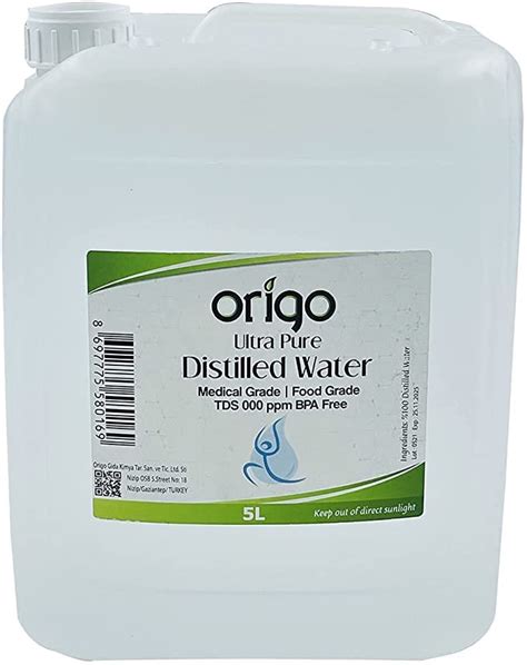 Buy Origo Distilled Water Ultra Pure Water L Deionized Water