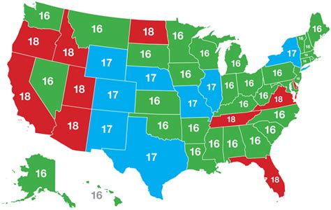 12 X 14 Us Map Map