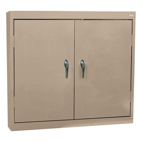 Sandusky Lee Welded Steel Wall Cabinet — Solid Doors 36inw X 12ind X