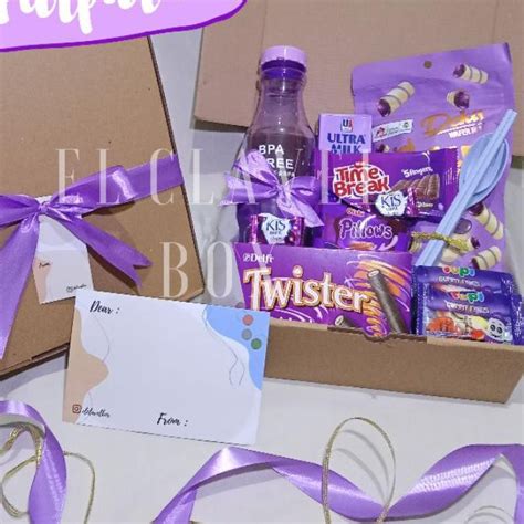 Jual ℮ Snack Box Hadiah Wisuda Ulang Tahun Buket Snack Box Hampers Snack Box Tema Warna