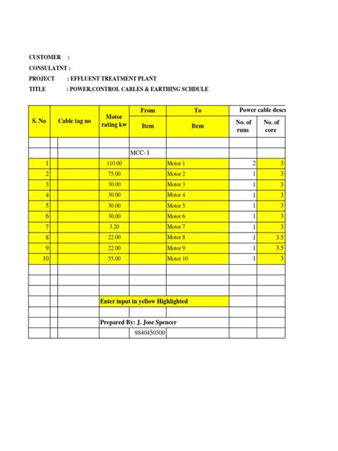 Cable Sizing | PDF