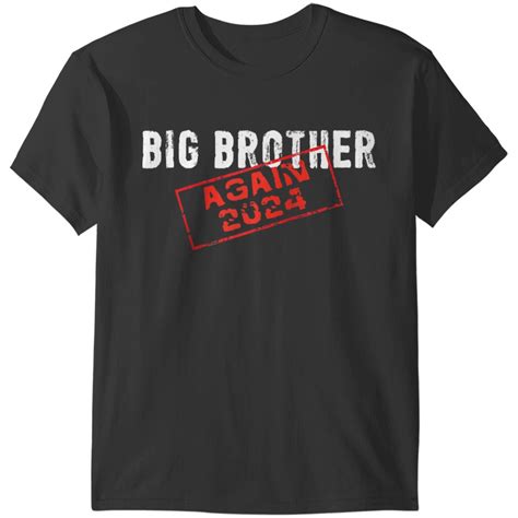 Mens Big Brother Again Big Bro Pregnancy Announcement 2024 T Shirts