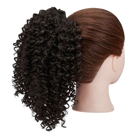 Lelinta Synthetic Curly Ponytail Kinky Hair Extension Drawstring