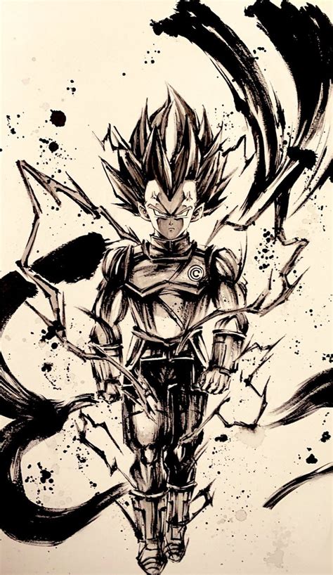 Pin By Son Goku On Dragon Ball Ink Style Arts Dragon Ball