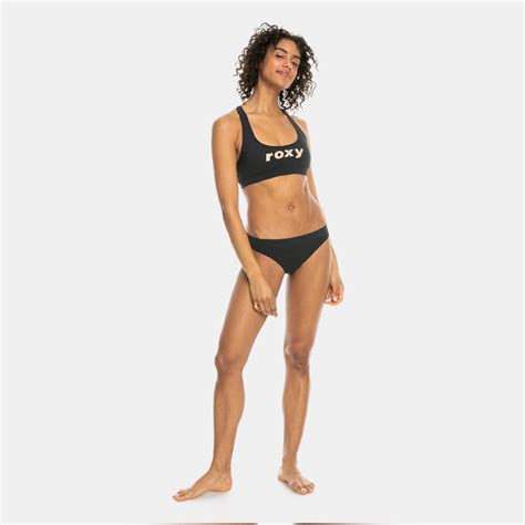 Roxy Active Bikini Sd Μαγιο Γυναικειο Anthracite ERJX404824 KVJ0