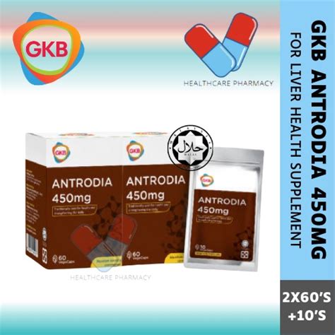 HEALCAREPHARMACY GKB Antrodia Liver Tonic 450MG 60 Vegecaps Liver