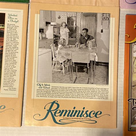 Reminisce Magazine Lot Of 6 2010 2011 The Magazine That Brings Back