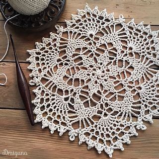 Imbued Starweave Pattern By Julia Hart Crochet Placemat Patterns