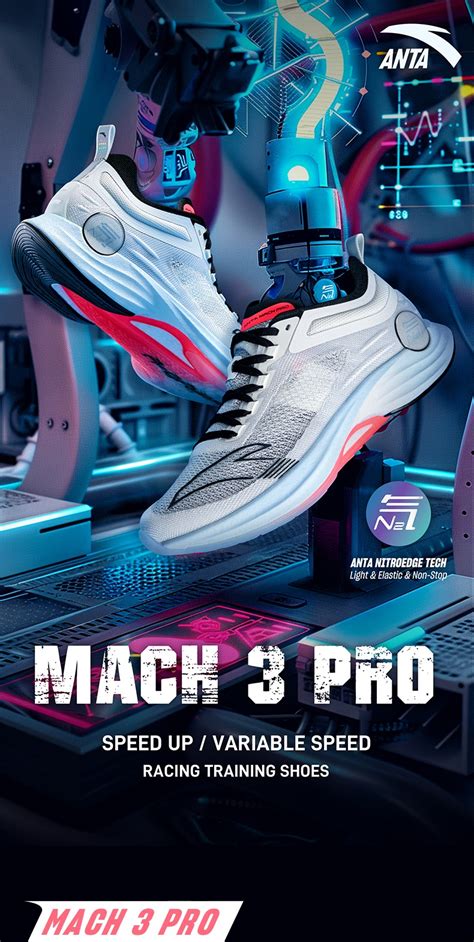 Anta Mach 3 Pro Men Road Racing Running Shoes Nitroedge Shoes 812335584 1 Official Store