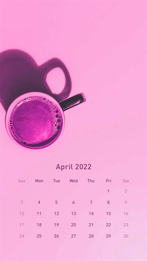 2022 April Calendar Wallpaper Ixpap