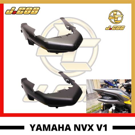 Yamaha Nvx Aerox Back Ducktail Undertail Carbon Cover With Led Light