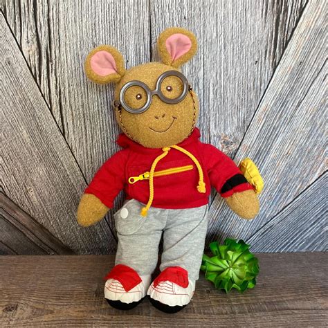 Vintage Dress Me Arthur Plush Toy Huggable Arthur Playskool 1996 Hasbro