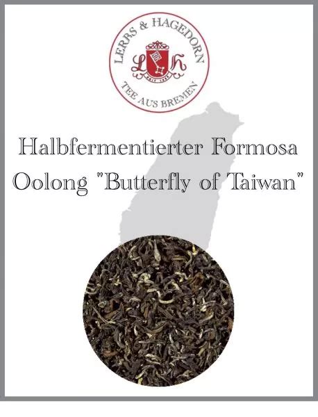 Halbfermentierter Tee Formosa Oolong Butterfly Of Taiwan Kg