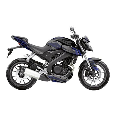 Kit D Co Kutvek Brillant Night Noir Bleu Yamaha Mt Pi Ces