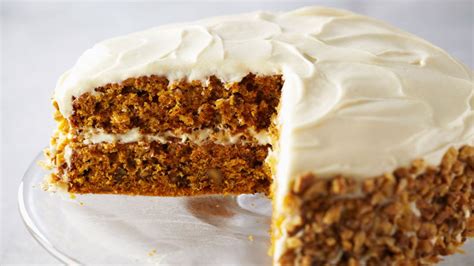 Tarta De Zanahoria Con Cobertura De Crema De Queso Carrot Cake With