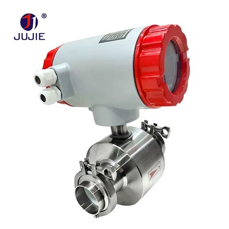 Electromagnetic Flow Meter Remote Display Ss Material Sanitary Clamp