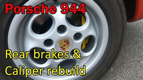 Porsche Rear Brake Job With Caliper Rebuild Youtube