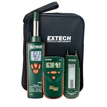 Extech Mo Kw Kit With Pin And Pinless Moisture Meters And