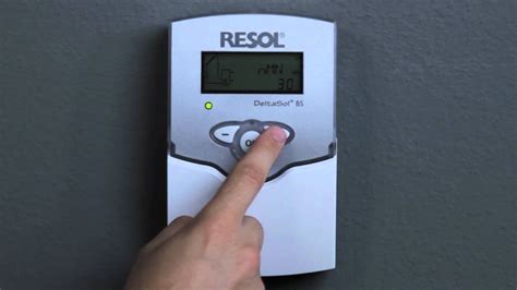 Resol Deltasol Bs Plus Solar Controller Youtube