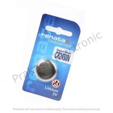 Renata Cr N Volt Lithium Coin Cell Battery Button Type At Rs