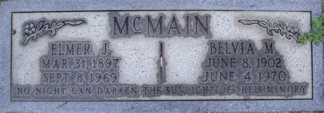 Belvia M Mccullaugh Mcmain M Morial Find A Grave