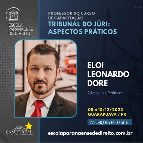 Curso Tribunal Do Júri Aspectos Práticos Centro Universitário Campo