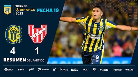 TorneoBinance 2023 Fecha 19 Resumen De Rosario Central Vs