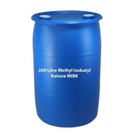 Liquid 200 Litre Methyl Isobutyl Ketone MIBK Packaging Type Plastic