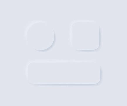 Heart Shadow Neumorphism Ui Button Geometric White Shadow PNG