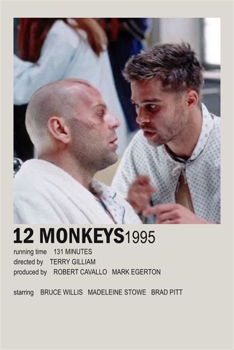 12 Monkeys Movie Poster In 2024 Good Movies To Watch Movies To Watch