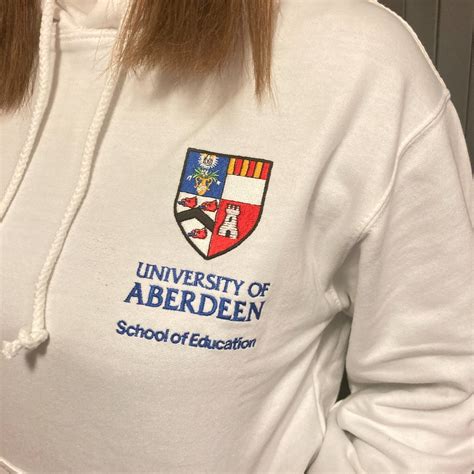 School Of Education White Hoodie University Of Aberdeen