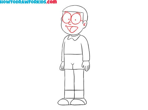 How to Draw Nobita - Easy Drawing Tutorial For Kids