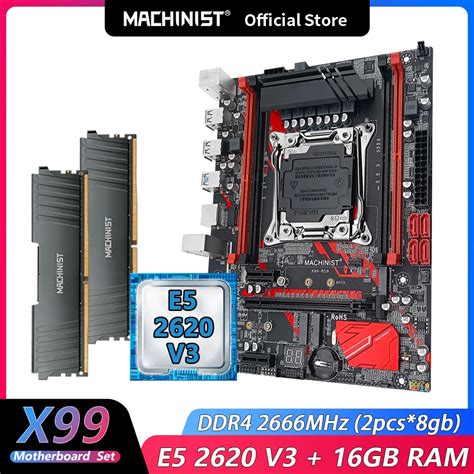 Machinist X Placa M E Lga Conjunto Kit Intel Xeon E V