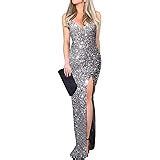 YSMei Women S Long Off Shoulder Party Dress Mermaid Sequin Formal Gown