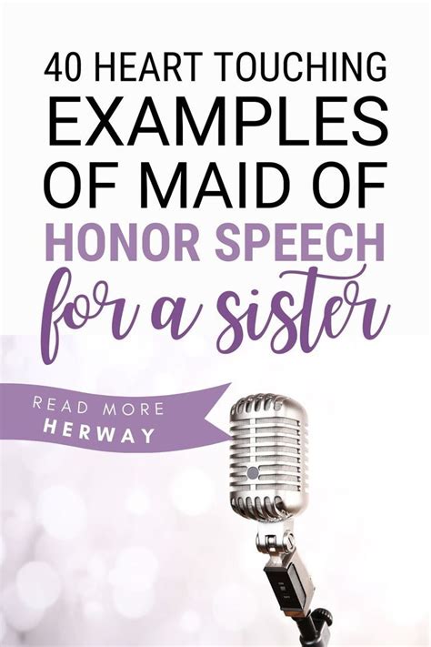 The Best Maid Of Honor Speech Examples For A Sister That Will Leave Everyone Speechless Artofit