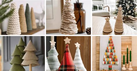 Rustic To Chic 40 DIY Tabletop Christmas Tree Ideas To Make