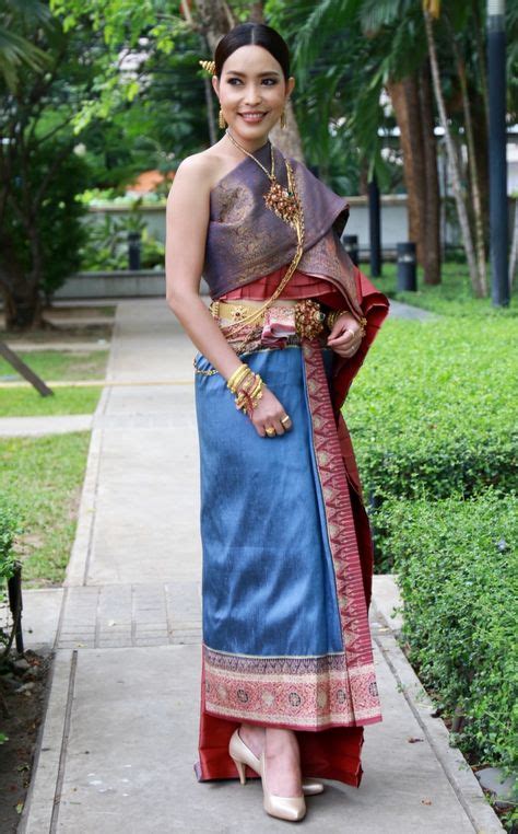 25 Best Thai Sarong Images Thai Dress Thai Traditional Dress