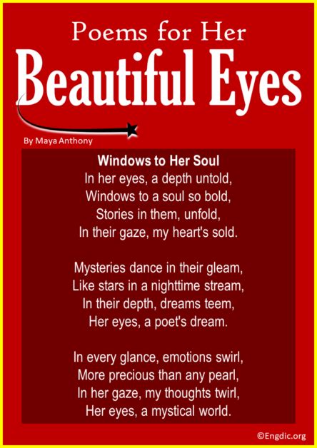 10 Best Beautiful Eyes Poems for Her - EngDic