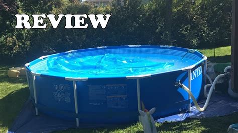 Intex X Metal Frame Pool Set Setup Review Youtube