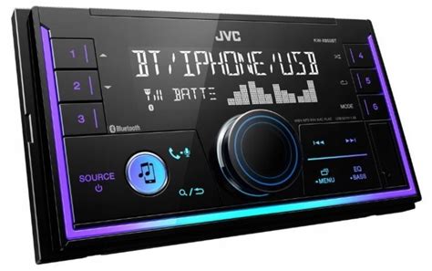 Jvc Kw X Bt Radio Samochodowe Din Aux Usb Mp Bluetooth Multicolor