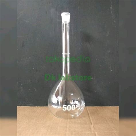 Jual Volumetric Flask Labu Ukur 500 Ml Pyrex Kota Bandung Dk