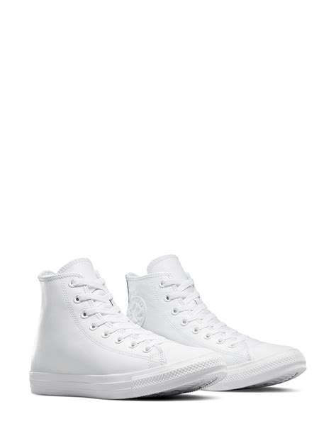 Buy Converse White Chuck Taylor Leather Hightop Trainers From The Next